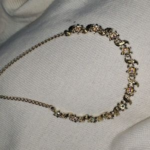 Vintage Arora crystal necklace